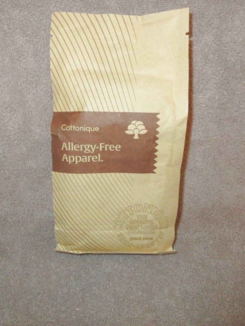 Cottonique Organic Cotton Crew Socks L Latex Free 1 Pair Unisex Sustainable